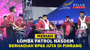 Meriah Lomba Patrol Nasdem Berhadiah Rp65 Juta di Pinrang
