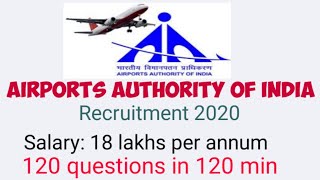 Airports Authority of India ( AAI- ATC/AO) recruitment 2020