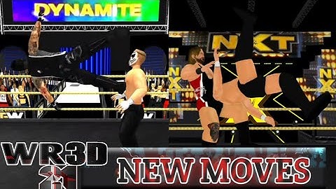 WR3D 21 V2 FEATURES: NEW MOVES/ELIMINATION CHAMBER BUG FIXED