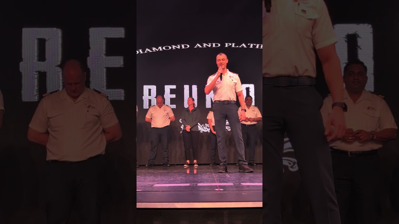 Captain Nick Addresses the Diamond & Platinum Guests! Carnival Horizon
