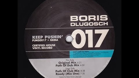 Boris Dlugosch - Keep Pushin