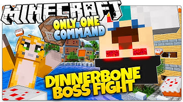 Minecraft | STAMPY CAT WANTS CAKE! | Dinnerbone Boss! | Only One Command (Minecraft Vanilla Mod)