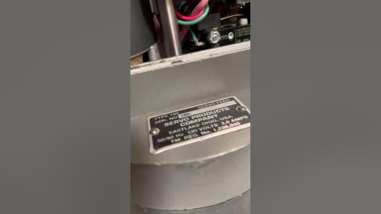 Servo 150 power feed troubleshooting. YouTube