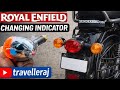 Royal Enfield Thunderbird 350 indicator change easy tips #royalenfield