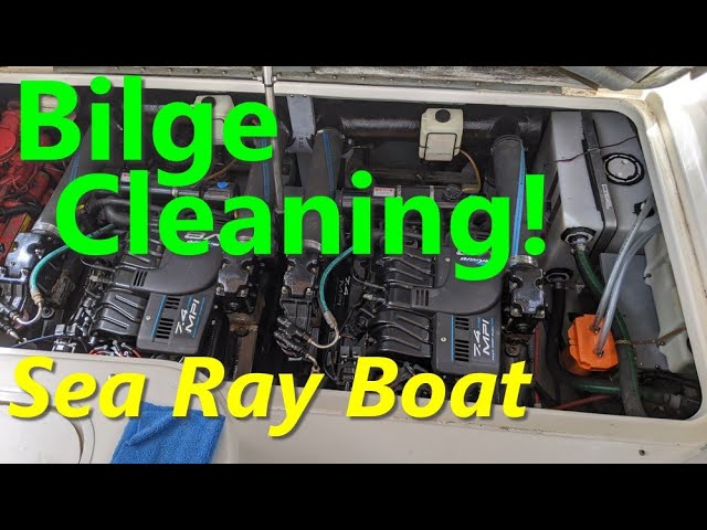 Sea Ray 400 Sedan Bridge - Sitting In My Boat's Bilge :-) 