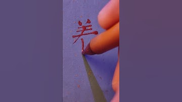 Chinese IN A HURRY - 着急 Zhāojí 😍| #chinese #mandarin #handwriting