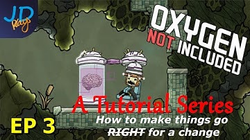 EP3 Food & Mess hall Jobs & Moral | The Tutorial - Oxygen Not Included