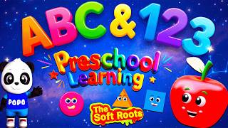 Preschool Learning activities for 3 year olds at home | Learn ABC Phonics Shapes Numbers Colors 🌈 screenshot 1
