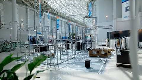 T3 Frame   Exhibition stand Build timelapse