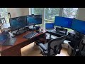 Dell XPS 17&quot; 9710 Dual 4k Monitor Workstation Setup