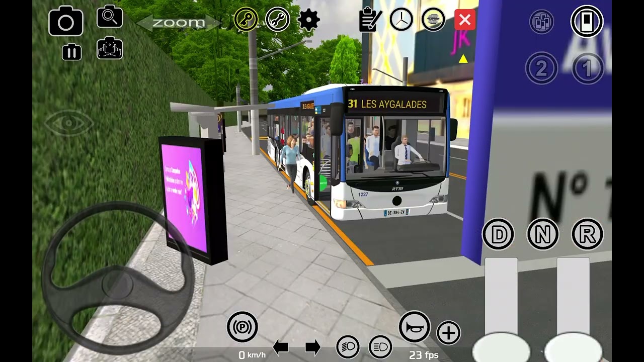 Service chargé sur la ligne 31 aygalades en Mercedes Benz citaro facelift ZF-ecolife om457hLa PBS