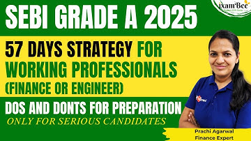 SEBI Grade A 2025 – Strategy for Working professionals