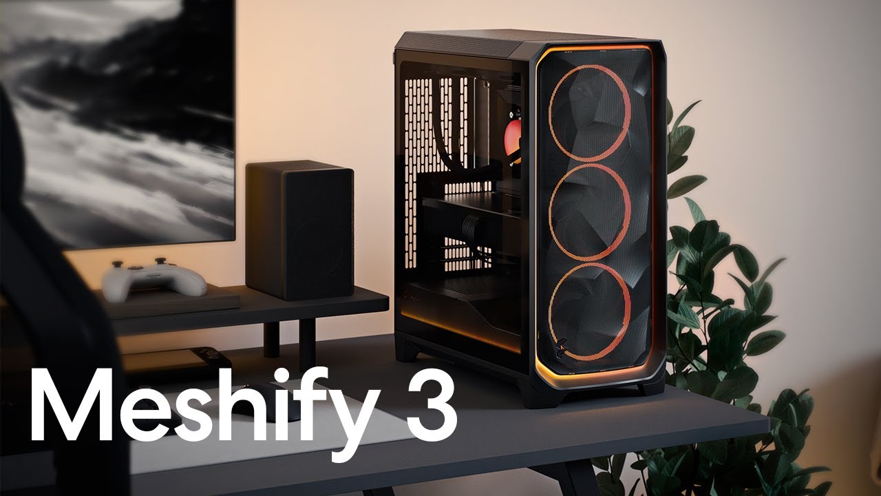 מארז מחשב Fractal Design Meshify 3 XL Black Solid