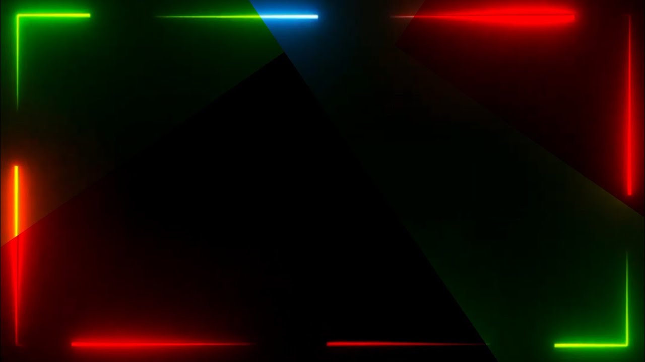 New Neon Light border | kinemaster background video effects black screen | green screen tutorial