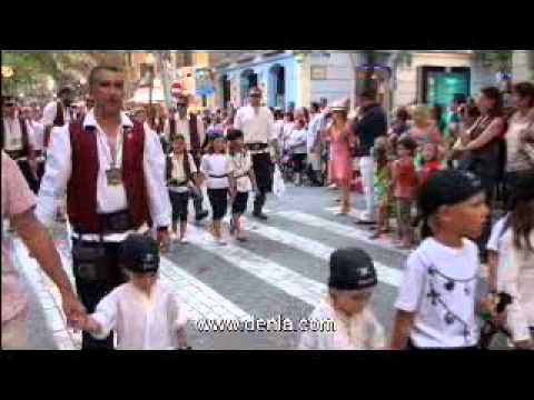 Moros y Cristianos Dénia 2011. Desfile Infantil: Filà Marins Corsaris