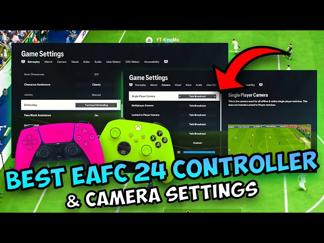 EAFC 24 - Best controller settings for casual and competitive play