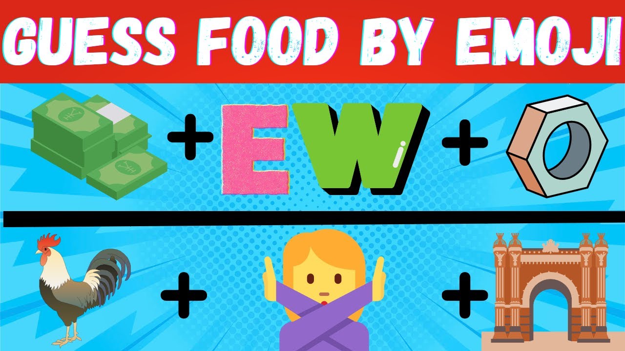 Can You Guess Food? Guess The Food By Emoji Food and Drink by Emoji Quiz 50 Foods 5