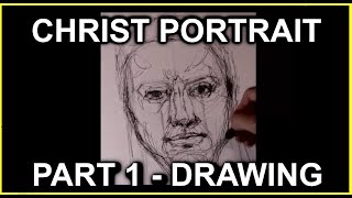Oil Painting Portrait Course  -  Christ Portrait - Part1 #derekoilpainting #oilpainting