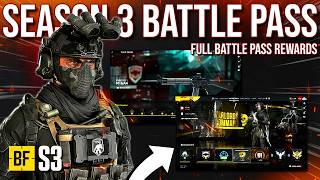 Battlefield 6 NEW Season 3 All Battle Pass Rewards | BF Pro And Battle Pass Profile