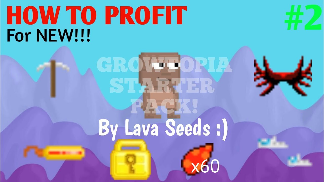 Growtopia Starter Pack For Beginner (Easy Profit) YouTube