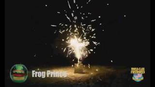 Frog Prince Fireworks Fountain 200 Gram Multi-Effect Character Fountain