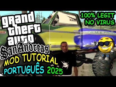 TUTORIAL do mod GTA San Andreas português 2025 REAL NO FAKE