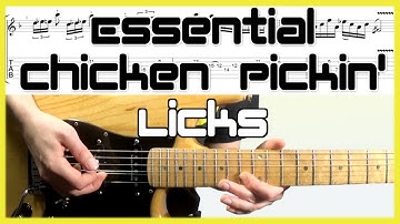 Top Chicken Pickin Licks Every Guitarist Should Know! With TABS