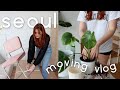 Furnishing my Seoul Apartment! Another moving vlog