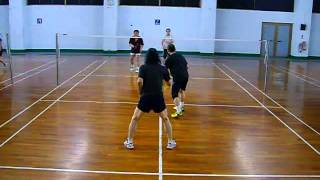 1001217聯合羽球隊5武雄+會長vs千邦+天賜