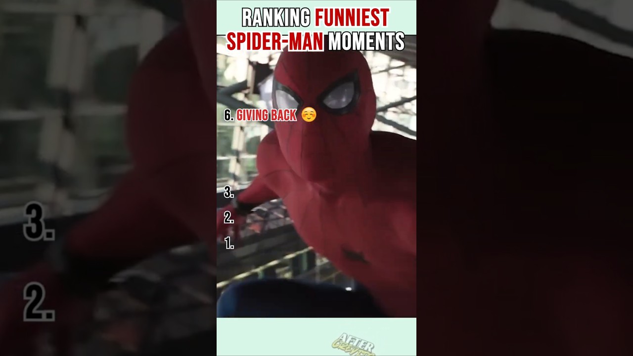 Ranking Funniest Spider-Man Moments!!! #spiderman #marvel #tomholland