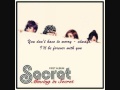Secret- together (eng) lyrics