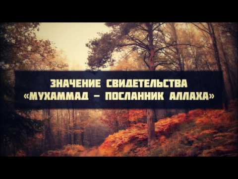Абу Яхья Крымский: Значение свидетельства «Мухаммад - посланник Аллаха»