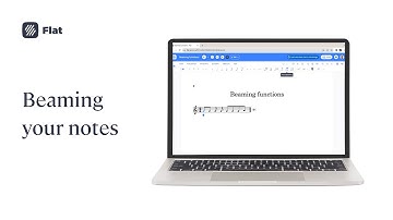 How to beam and unbeam in Flat
