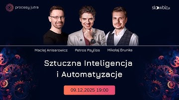 Sztuczna Inteligencja i Automatyzacje [Procesy Jutra LIVE] | Psyllos, Brunka & Aniserowicz
