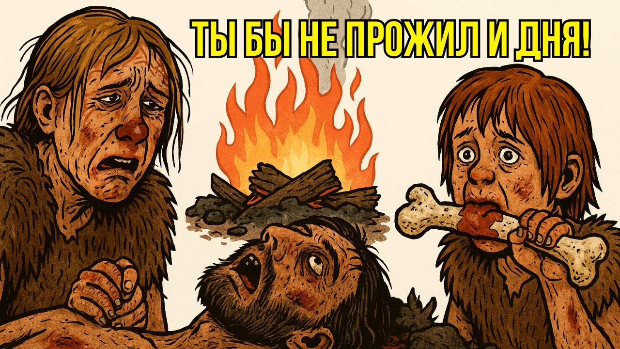 Как НА САМОМ ДЕЛЕ Жили Пещерные Люди: Один День В Доисторическом Мире.