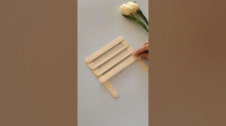 DIY Ice Cream Sticks Wall Decor #shorts #diy #walldecor