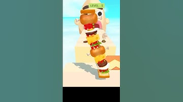 Sandwich Runner - Speed Run All Levels Gameplay Walkthrough Android, ios New Update #game #shorts