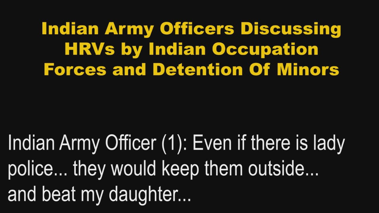 Stone Pelting, College-Audio Evidence-Pakistan's Dossier