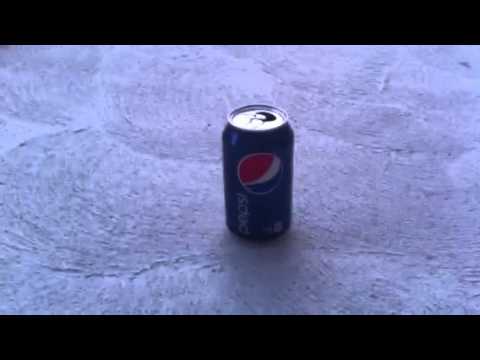 How to crush a Pepsi Can - YouTube