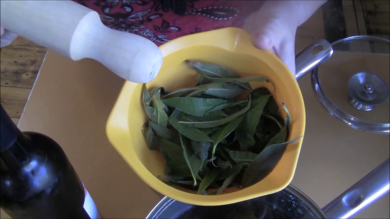 Lemon Verbena ICED TEA recipe / delicious refreshing summer drink