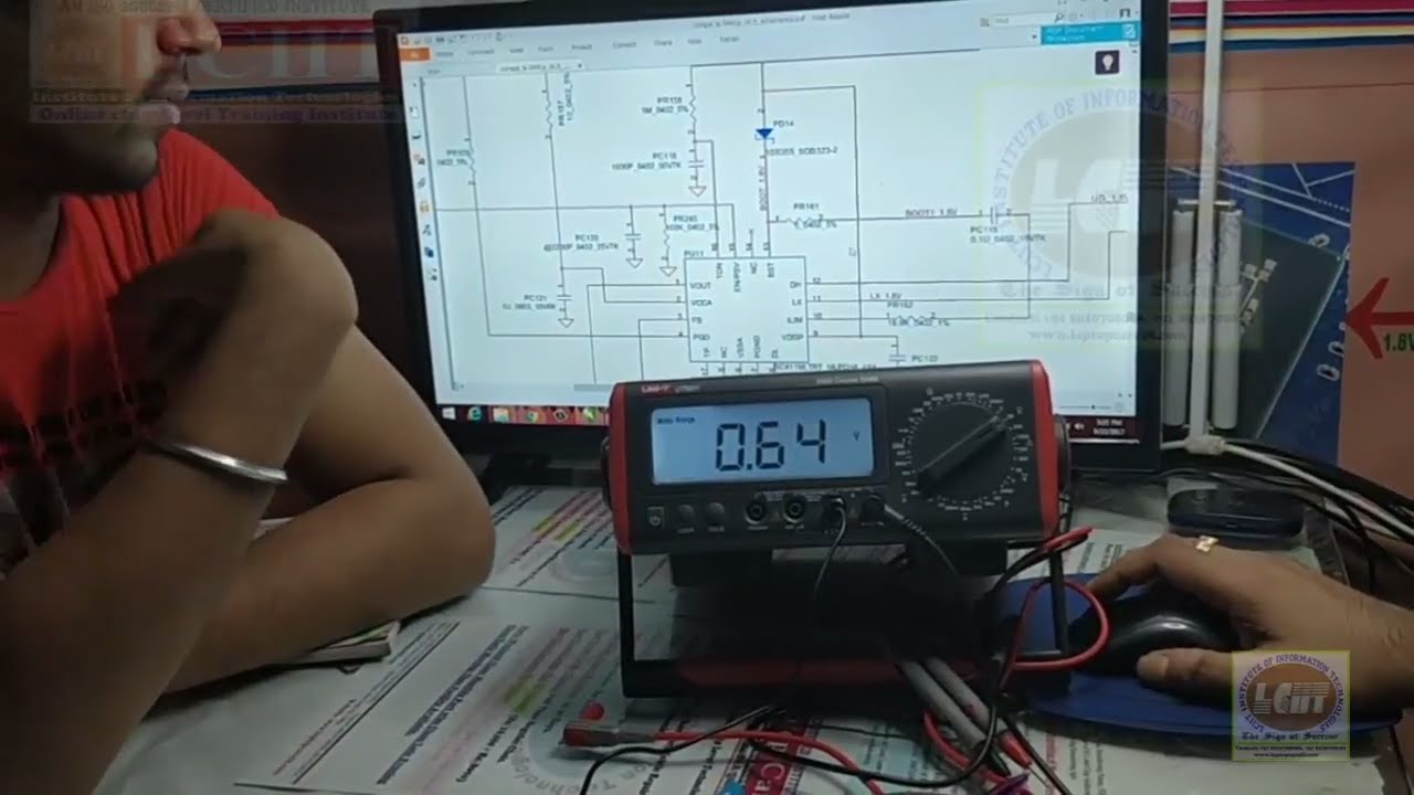 Laptop RAM Supply Circuit troubleshooting and fault finding.No Display problem solution