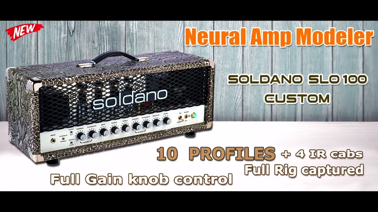 Neural Amp Modeler 10 profile of Soldano SLO100 custom