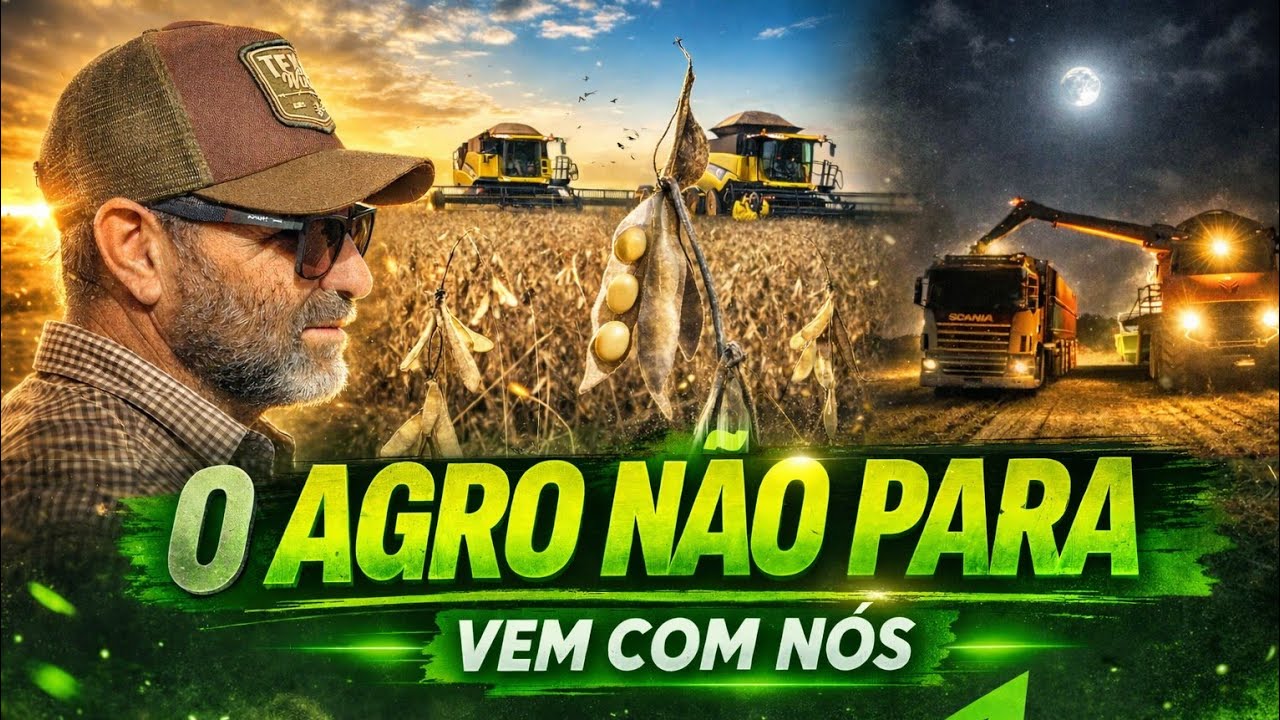 DIA PRODUTIVO na COLHEITA de SOJA no MS!