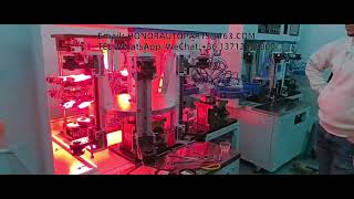 six station end cap welding machine for eco filter fuel filter #carfilter #filtermakingmachine
