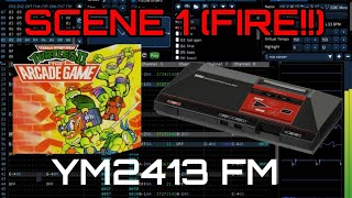 [Furnace] Teenage Mutant Ninja Turtles Scene 1 Master System FM Remix (Fire!!) [YM2413]