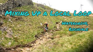 Tried something different on a local loop - Watergrove MTB Rochdale