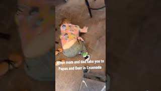 Bubba getting down at Papas and Beer #Mexico #papasandbeer #breakdancing #dance #crazy