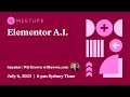 Elementor AI and WordPress AI  - Elementor Australia