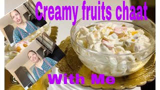 Easy And Quick Creamy Fruits Chaat The Special Creamy Fruits Chaat 🍓