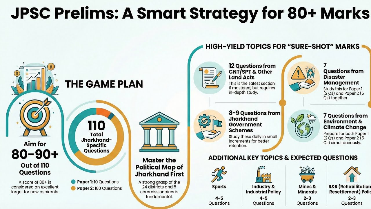 14th JPSC| इतना जल्दी - तैयारी कैसे ?|STRATEGY|45 DAYS